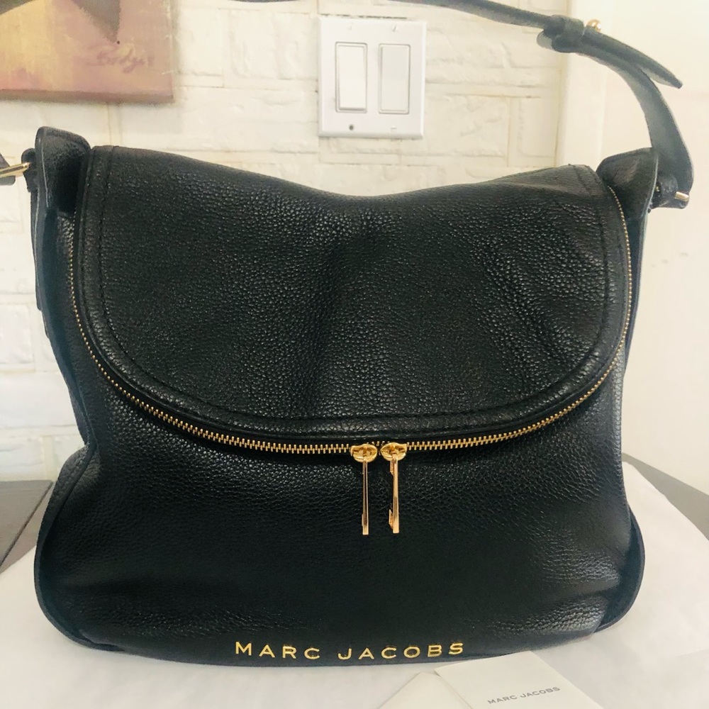 COPY - Marc Jacobs The Groove Large Hobo Bag shoulder Bag Black💎💎 pebble Leather
